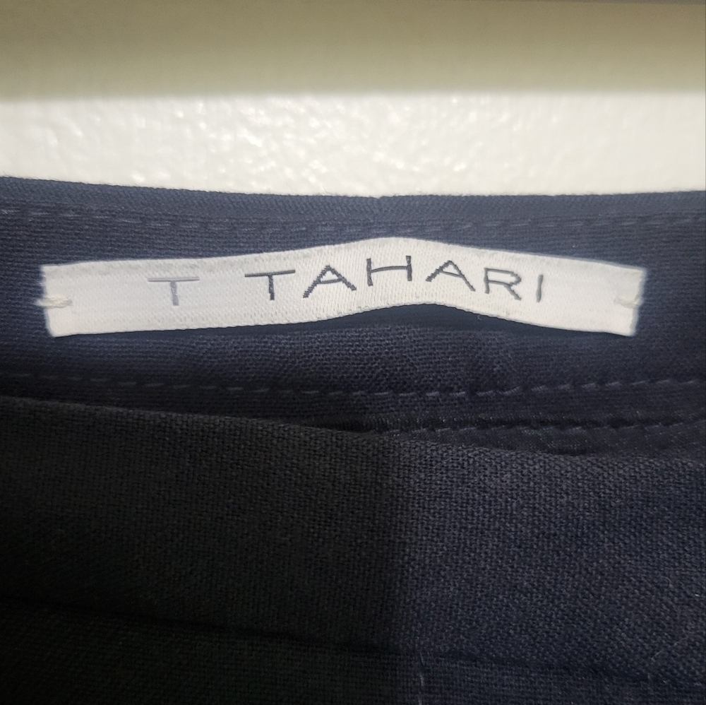 Tahari Navy Blue Slacks. Womens Size 14 - Picture 2 of 5